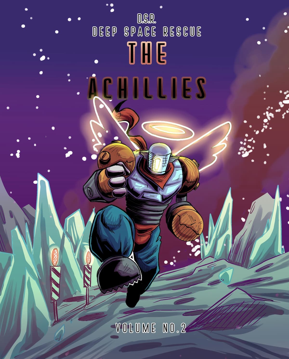 Preview artwork for D.S.R. volume 2 featuring Achillies.