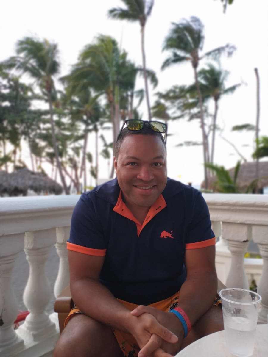 Nathan Jeffers smiling outdoors